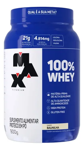 100% Whey Concentrado Max Titanium