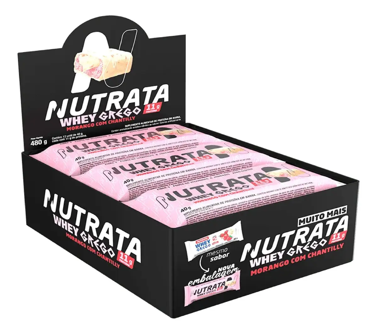 Barra Whey Grego — Nutrata