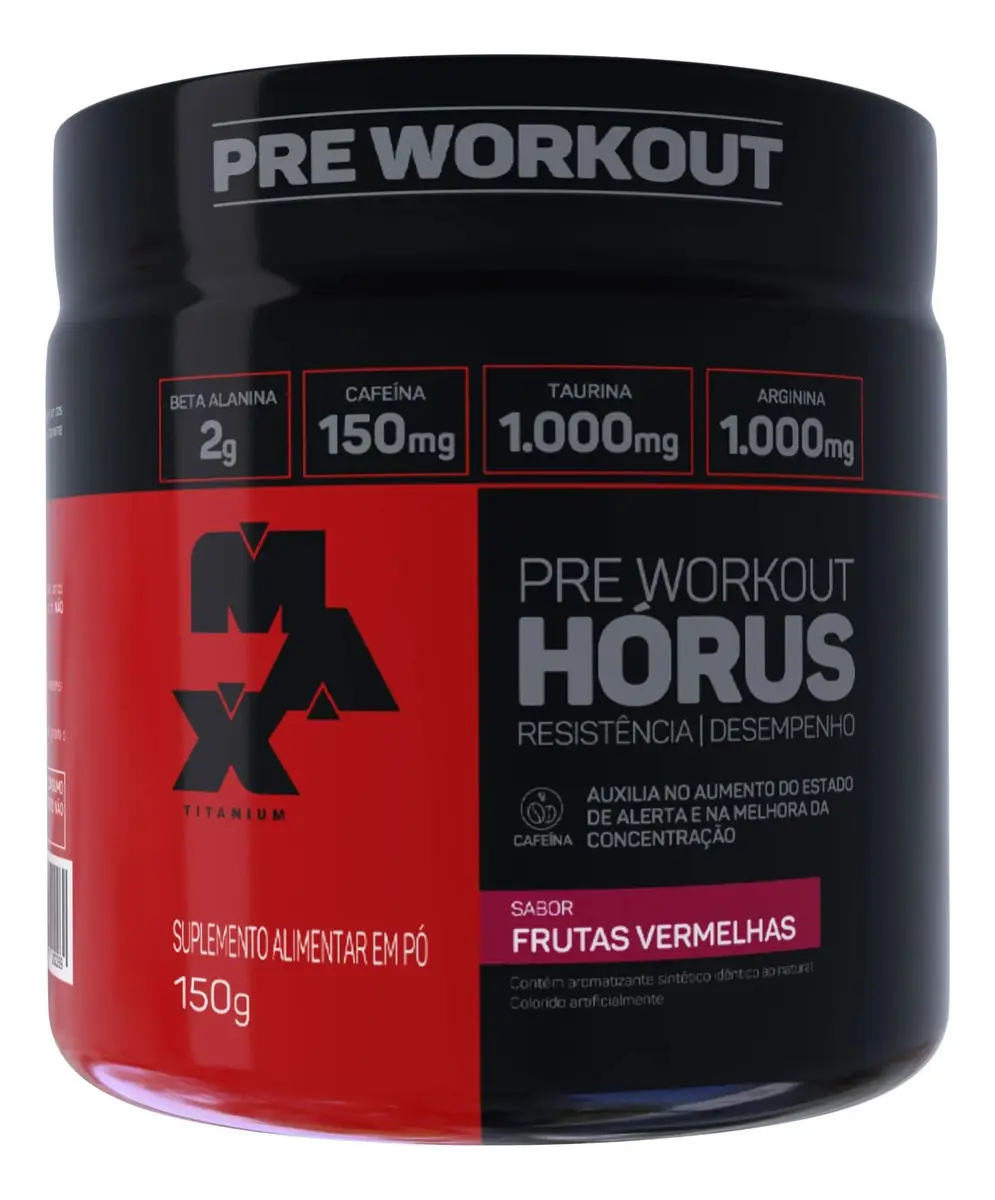 Pré-Treino Hórus — Max Titanium